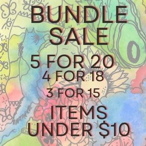 Bundle sale.